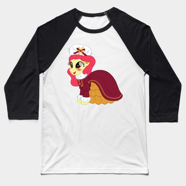 Holiday Apple Bloom Baseball T-Shirt by CloudyGlow